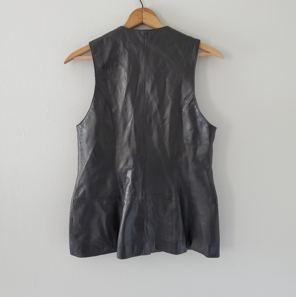 LNR Vintage Genuine Leather Vest - Picture 3 of 3